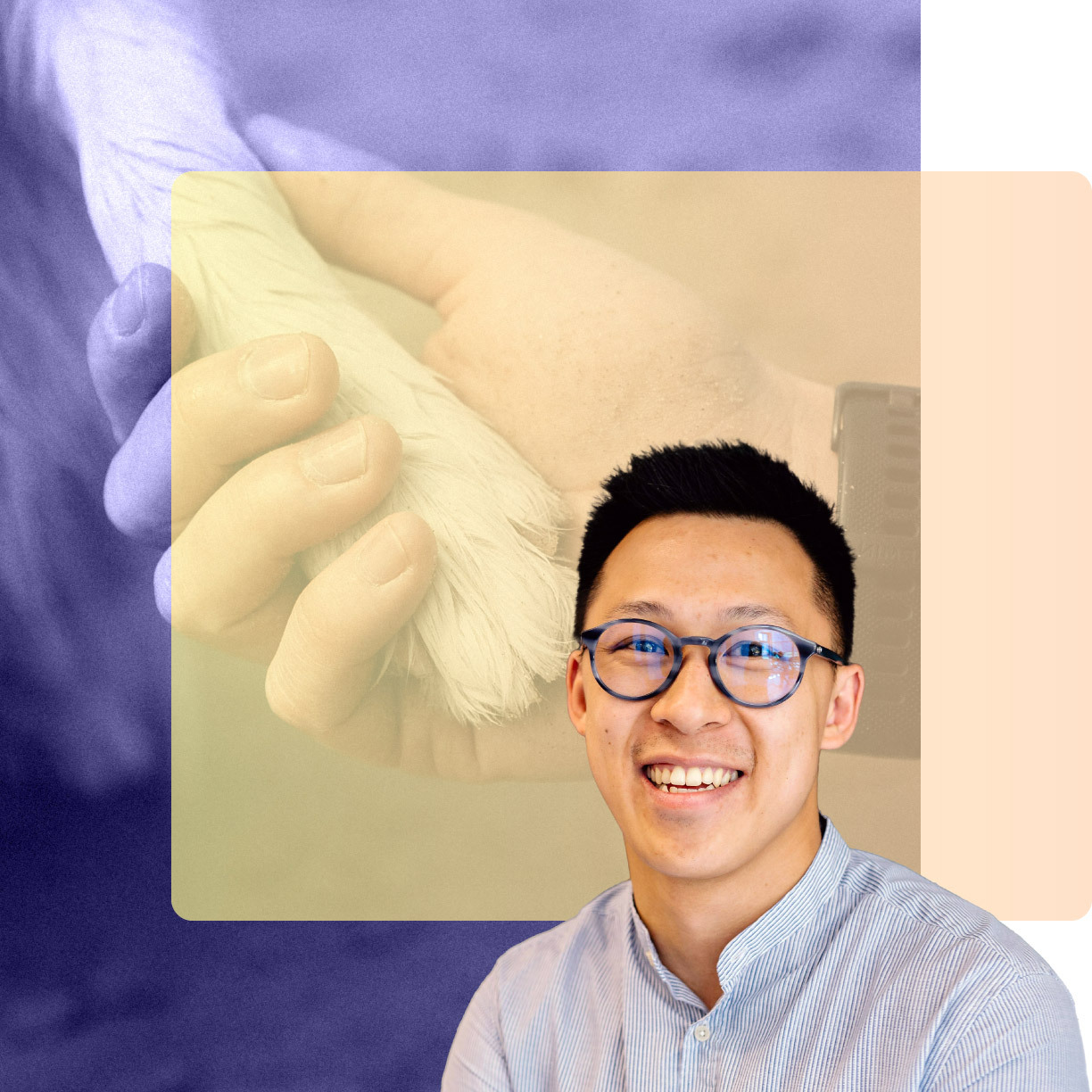 Man smiling